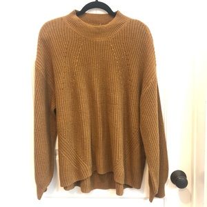 Old Navy Mockneck Tan Sweater, Size XXL